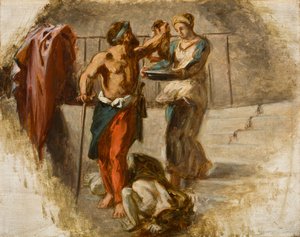 La decapitazione di San Giovanni Battista, c.1838 da Ferdinand Victor Eugene Delacroix
