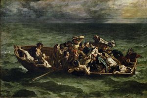 Il naufragio di Don Giovanni da Ferdinand Victor Eugene Delacroix