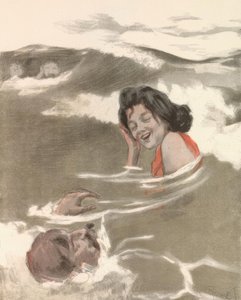 Nel gioco delle onde da Ferdinand von Reznicek