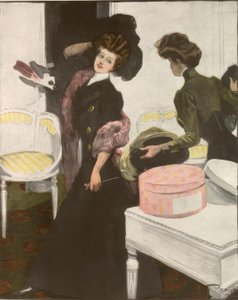 Posso provare il cappello – se qualcuno mi noterà? da Ferdinand von Reznicek