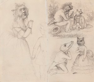 Caricature da Ferdinand von Wright