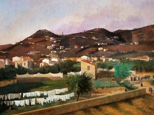 Veduta della Collina di Fiesole di Ferdinando Buonamici (1820-92) da Ferdinando Buonamici