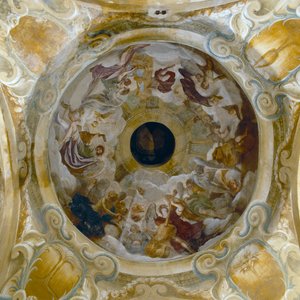 Cupola dipinta da Ferdinando Galli Bibiena