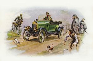 Morris Oxford 10hp (litografia a colori)