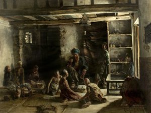 Una Scuola Orientale, 1885 da Ferencz Frans Eisenhut