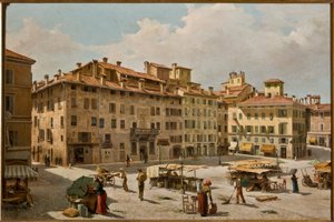 Piazza Grande a Modena da Fermo Forti