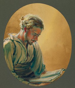Un giovane che legge a Gustrow da Fernand Barbier