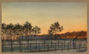 Vista sul Bois des Sapins da Fernand Barbier
