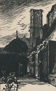 Nevers - Torre della Cattedrale da Fernand Chalandre