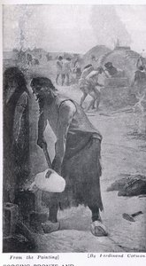 Forgiatura di bronzo e ferro, illustrazione da 