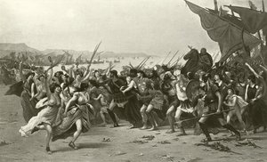 I vincitori di Salamina (incisione)
