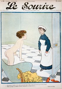 Copertina della rivista Le Sourire, 30 marzo 1901 da Fernand Fau