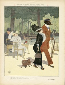 Illustrazione di Fernand Fau (1858-1919) in Le Lire da Fernand Fau