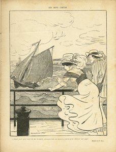 Illustrazione di Fernand Fau (1858-1919) in Le Rire da Fernand Fau