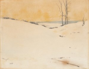 Nella neve, c.1916 da Fernand Khnopff
