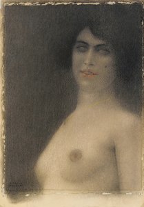 Des cheveux noirs da Fernand Khnopff