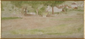 Paesaggio con ponte a Fosset da Fernand Khnopff