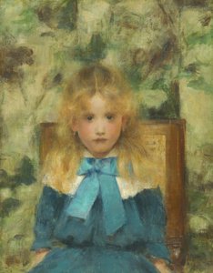Ritratto di Mademoiselle Van der Hecht da Fernand Khnopff