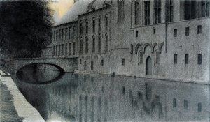 Souvenir delle Fiandre. Un canale, 1904 da Fernand Khnopff