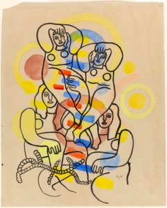 acrobati da Fernand Leger