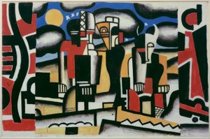 Schizzo scenografico con tre figure divine da Fernand Leger