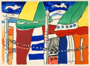 Deauville, agosto 1950 da Fernand Leger