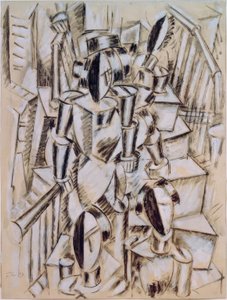 Figure su una scala da Fernand Leger
