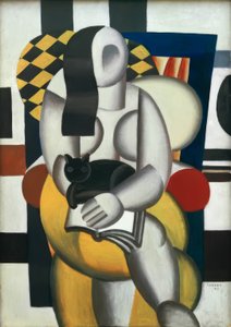 Donna con gatto da Fernand Leger