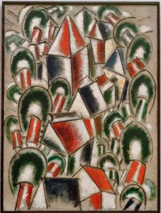 Case tra gli alberi da Fernand Leger