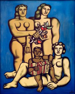 Composizione con tre sorelle da Fernand Leger
