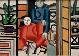 Persone in giardino da Fernand Leger