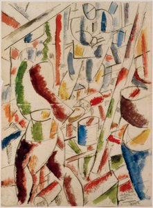 Soldati che scavano una trincea da Fernand Leger