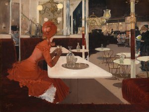 Nel caffè, 1882-1884 da Fernand Lungren