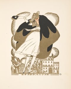 Bourrasque, da una Collezione di Tavole di Moda, 1920 da Fernand Siméon