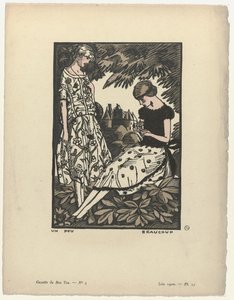 Gazette du Bon Ton, 1920 - No. 5, Pl. 34: Un po