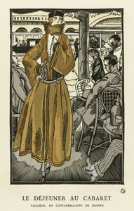 Le Dejeuner au Cabaret, pub. 1921 da Fernand Siméon