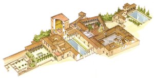 Alhambra, Granada, Spagna. Palazzi Reali