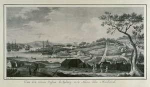 Australia, colonia inglese del Nuovo Galles del Sud (disegno della spedizione scientifica di Alejandro Malaspina) da Fernando Brambila