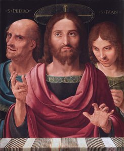 Salvator Mundi tra i Santi Pietro e Giovanni, c.1507