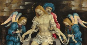 Pietà Il Cristo Morto Pianto da Nicodemo e Due Angeli, c. 1500 da Filippino Lippi