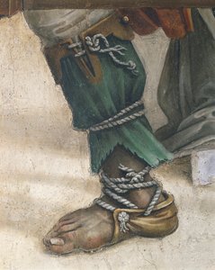 San Giovanni Evangelista resuscita Drusiana (dettaglio) da Filippino Lippi