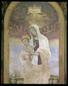 La Madonna e il Bambino (dettaglio)