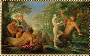 Le supplice de Marsyas - La punizione di Marsyas, Rame ... da Filippo (circle of) Lauri