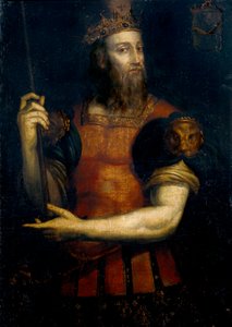 Ritratto di Wamba, re visigoto di Hispania (regno dal 672 al 680)