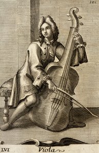 Uomo che suona la viola