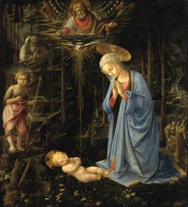 La Vergine che adora il Bambino / L