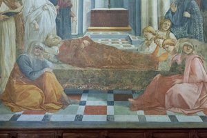 Il funerale di Santo Stefano (dettaglio) da Filippo Lippi