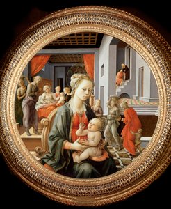 Vergine con Bambino e Scene della Vita di Sant
