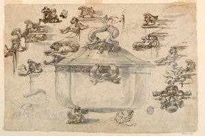 Disegno, progetti per una zuppiera d
