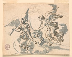 Disegno, Stemma di un prelato, 1750 ca. da Filippo Marchionni